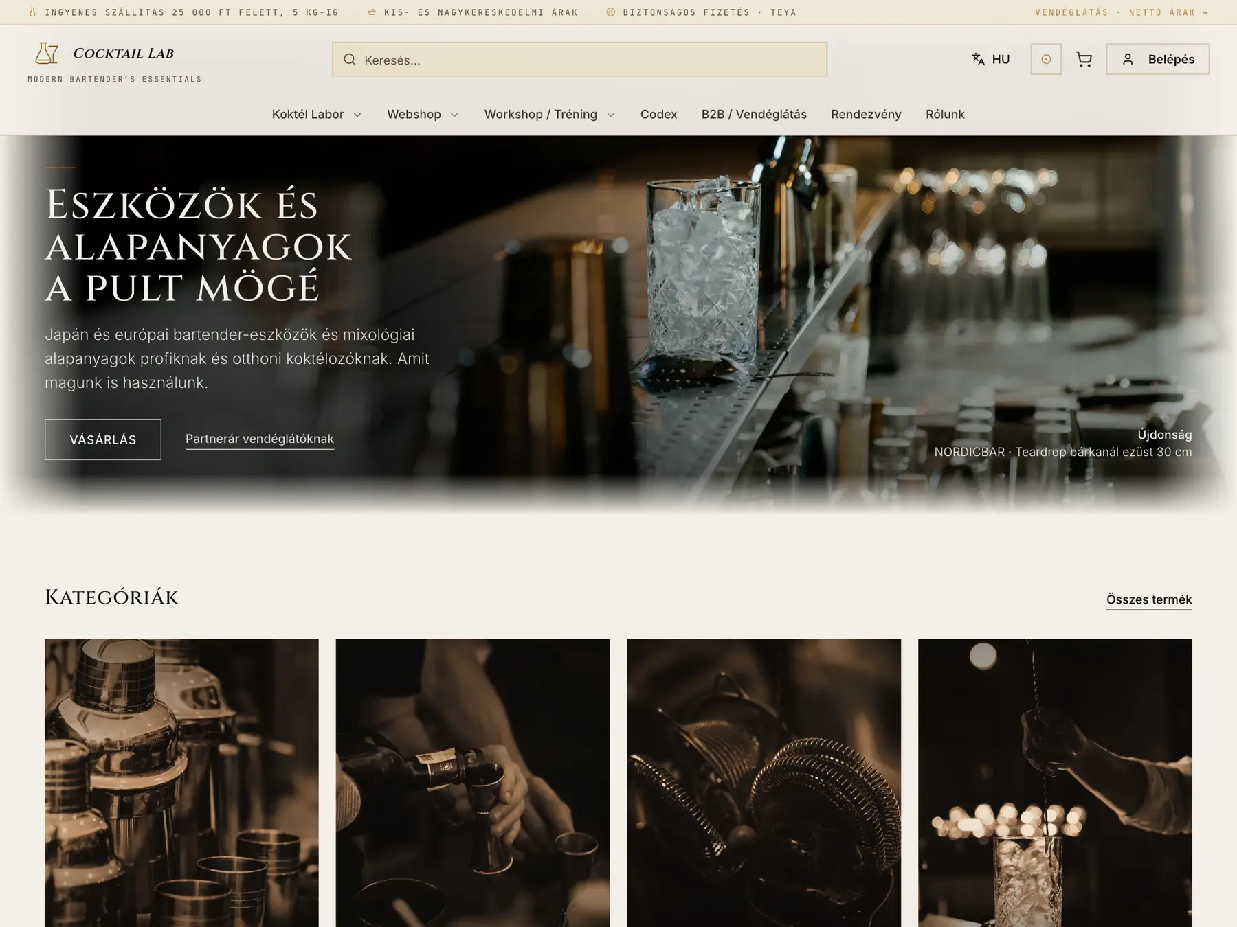 cocktaillab.hu asztali gépen