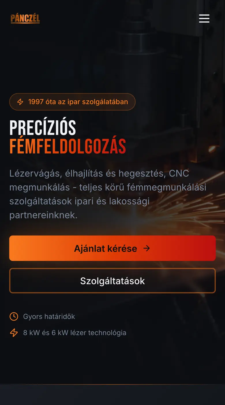 lezervag.hu on a phone