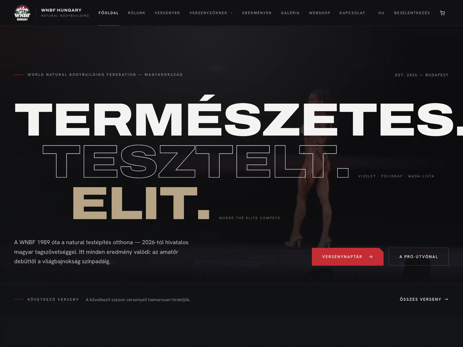 wnbfhungary.hu on desktop