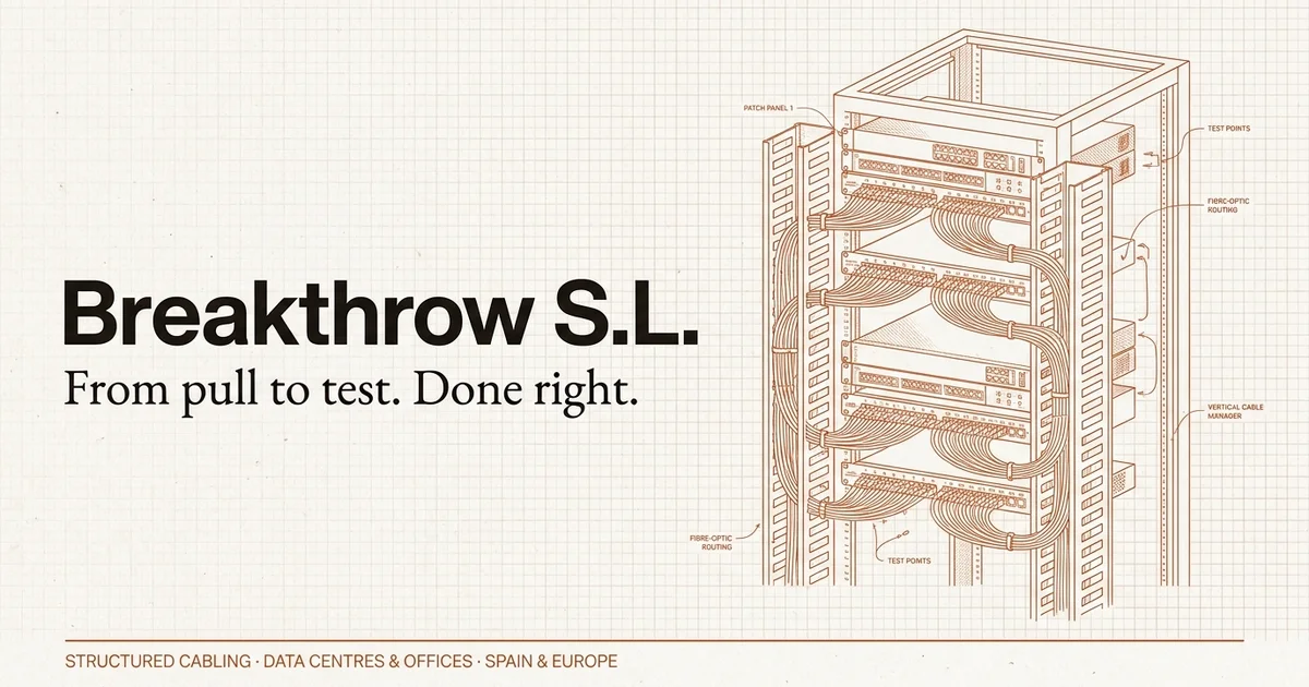 BREAKTHROW — Ipari kábelezés weboldal — projekt screenshot